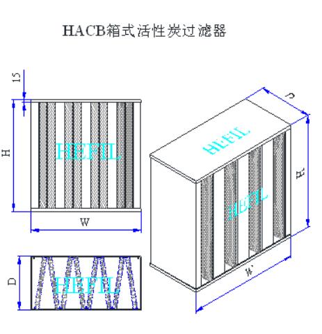 HACB箱型活性炭空氣過(guò)濾器框體結(jié)構(gòu) HACB箱型活性炭空氣過(guò)濾器框體結(jié)構(gòu)